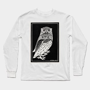 Two owls (1921) by Julie de Graag (1877-1924) Long Sleeve T-Shirt